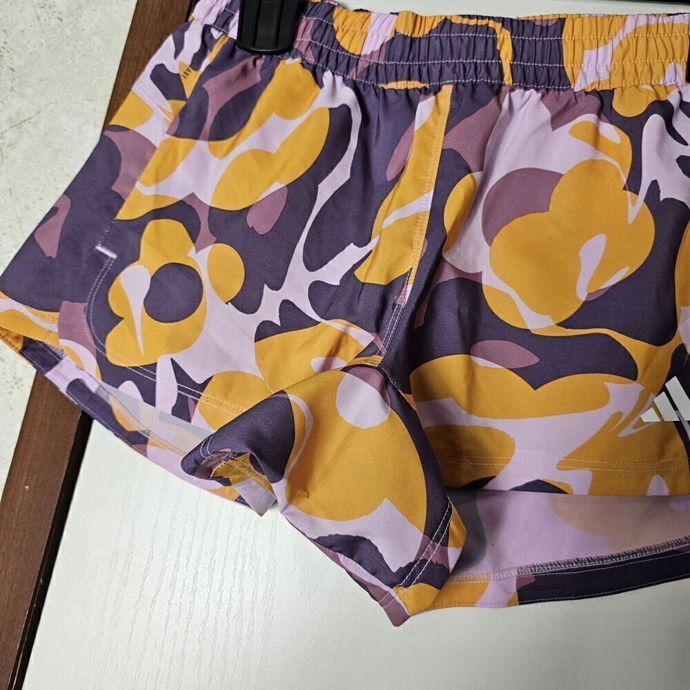 Adidas Pacer Train Essentials Floral-Print Woven ShortsWomen's Size XS NWT - Picture 5 of 7